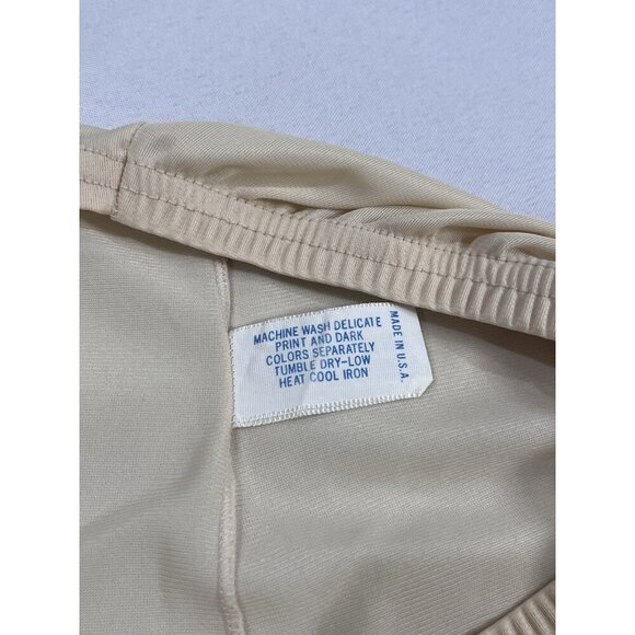 VINTAGE VANITY FAIR SIZE LARGE HALF SLIP STYLE A Line BIEGE - Picture 7 of 7